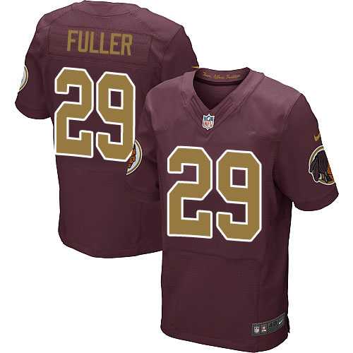 Nike Washington Redskins #29 Kendall Fuller Burgundy Red Alternate Men's Stitched NFL 80TH Throwback Elite Jersey