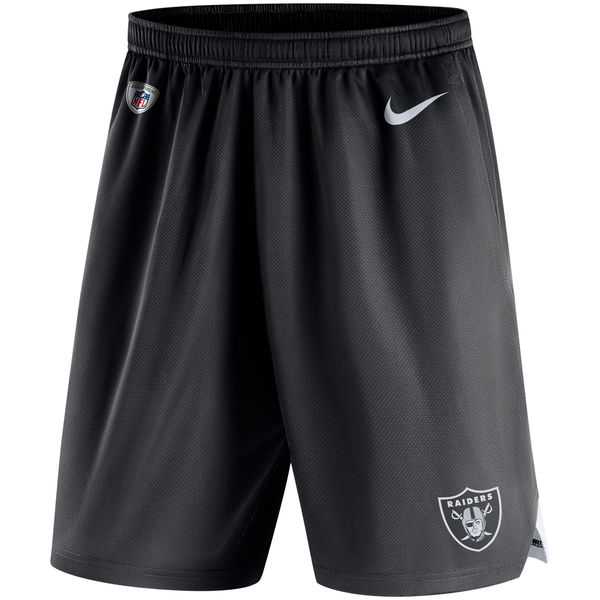 Oakland Raiders Nike Knit Performance Shorts - Black
