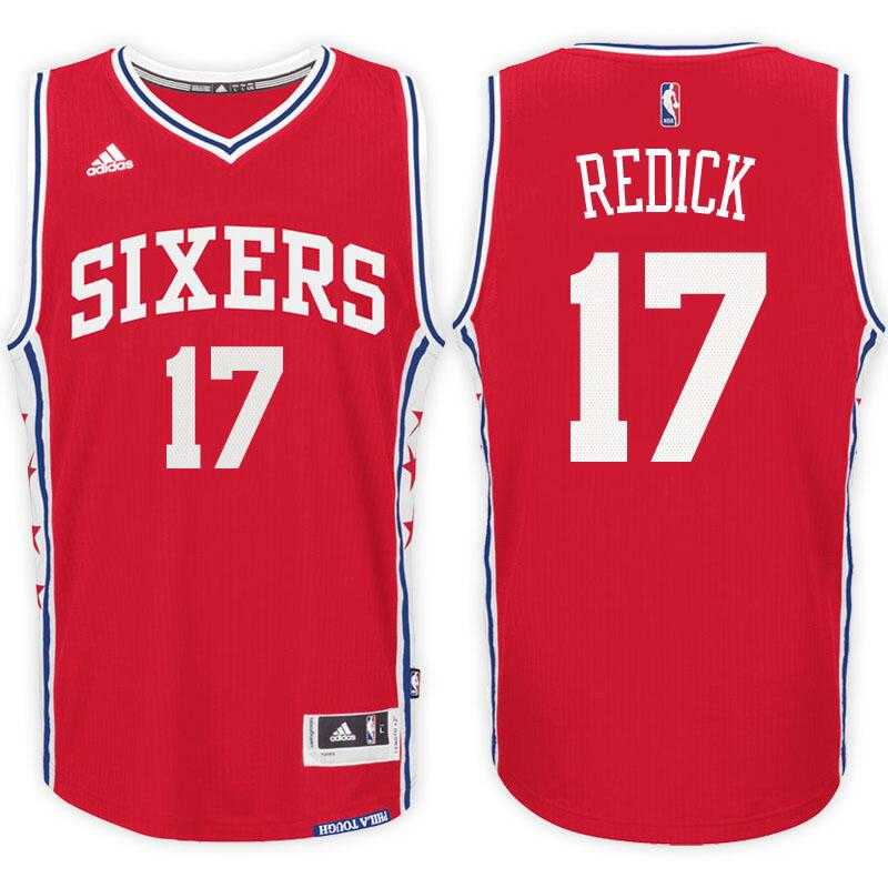 Philadelphia 76ers #17 J.J. Redick Alternate Red New Swingman Jersey