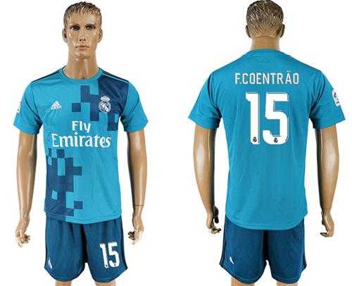 Real Madrid #15 F.Coentrao Sec Away Soccer Club Jersey