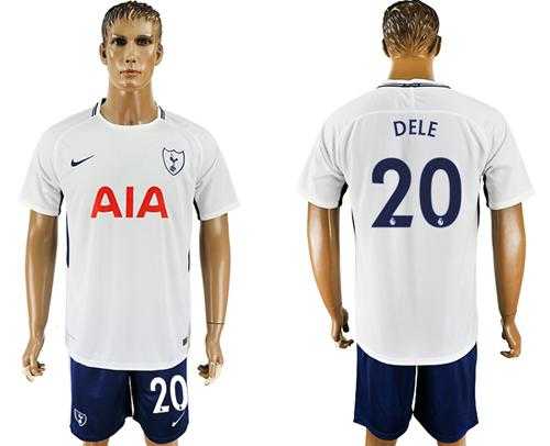 Tottenham Hotspur #20 Dele White Blue Soccer Club Jersey