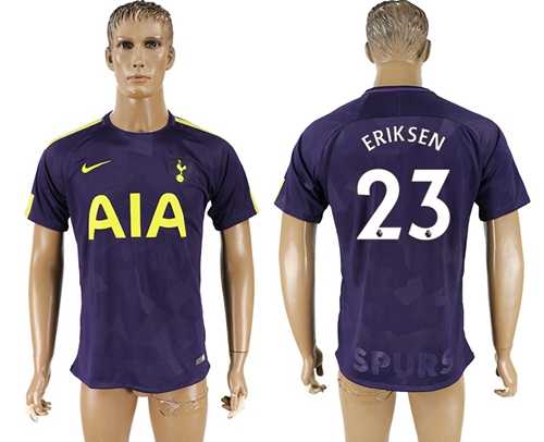 Tottenham Hotspur #23 Eriksen Sec Away Soccer Club Jersey