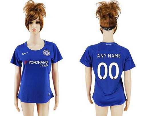 Women's Chelsea Personalized Home Soccer Club Jersey