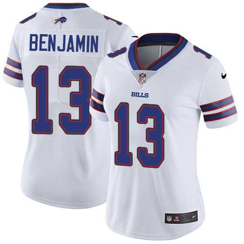 Women's Nike Buffalo Bills #13 Kelvin Benjamin White Stitched NFL Vapor Untouchable Limited Jersey