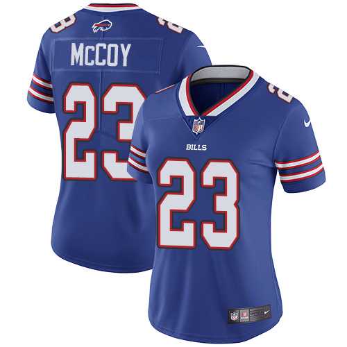Women's Nike Buffalo Bills #23 LeSean McCoy Royal Blue Team Color Stitched NFL Vapor Untouchable Limited Jersey