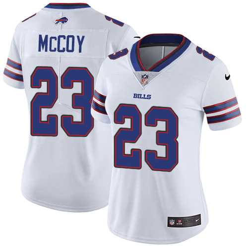 Women's Nike Buffalo Bills #23 LeSean McCoy White Stitched NFL Vapor Untouchable Limited Jersey