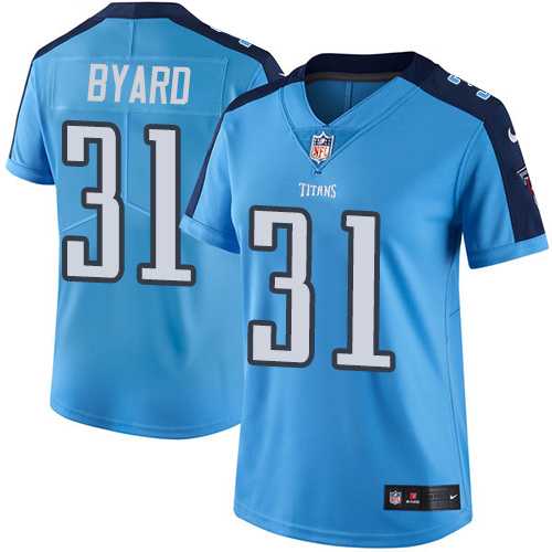 Women's Nike Tennessee Titans #31 Kevin Byard Light Blue Team Color Stitched NFL Vapor Untouchable Limited Jersey