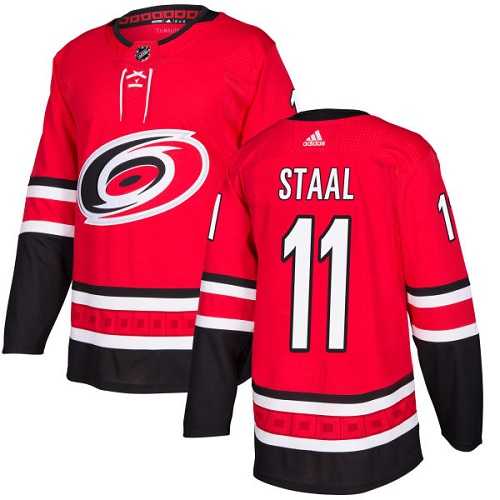 Youth Adidas Carolina Hurricanes #11 Jordan Staal Red Home Authentic Stitched NHL Jersey