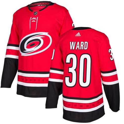 Youth Adidas Carolina Hurricanes #30 Cam Ward Red Home Authentic Stitched NHL Jersey