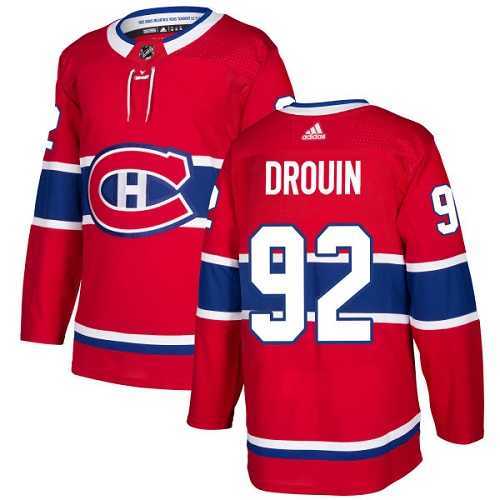 Youth Adidas Montreal Canadiens #92 Jonathan Drouin Red Home Authentic Stitched NHL Jersey