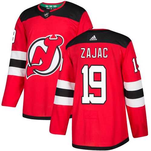 Youth Adidas New Jersey Devils #19 Travis Zajac Red Home Authentic Stitched NHL