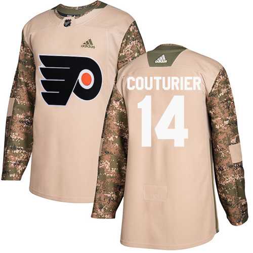 Youth Adidas Philadelphia Flyers #14 Sean Couturier Camo Authentic 2017 Veterans Day Stitched NHL Jersey