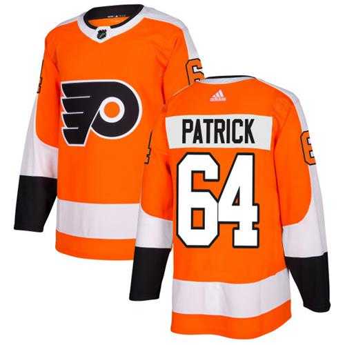 Youth Adidas Philadelphia Flyers #64 Nolan Patrick Orange Home Authentic Stitched NHL