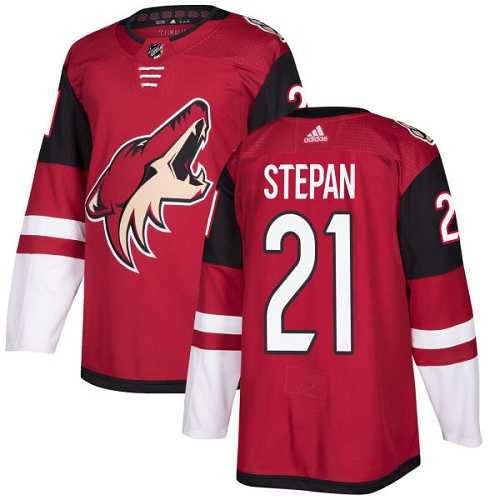 Youth Adidas Phoenix Coyotes #21 Derek Stepan Maroon Home Authentic Stitched NHL