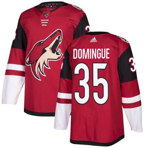 Youth Adidas Phoenix Coyotes #35 Louis Domingue Maroon Home Authentic Stitched NHL
