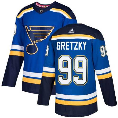 Youth Adidas St. Louis Blues #99 Wayne Gretzky Blue Home Authentic Stitched NHL Jersey