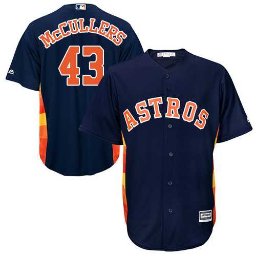 Youth Houston Astros #43 Lance McCullers Navy Blue Cool Base Stitched MLB Jersey