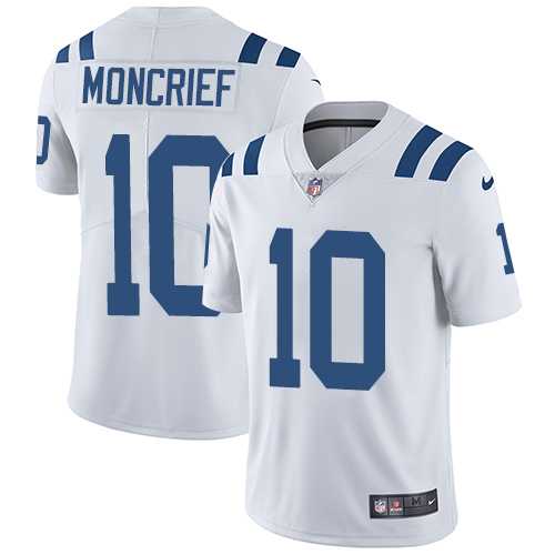Youth Nike Indianapolis Colts #10 Donte Moncrief White Stitched NFL Vapor Untouchable Limited Jersey