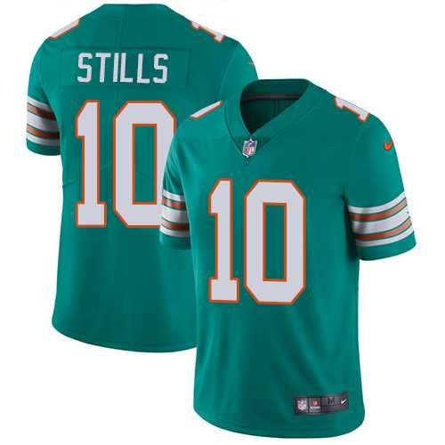 Youth Nike Miami Dolphins #10 Kenny Stills Aqua Green Alternate Stitched NFL Vapor Untouchable Limited Jersey