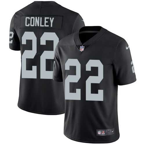 Youth Nike Oakland Raiders #22 Gareon Conley Black Team Color Stitched NFL Vapor Untouchable Limited Jersey