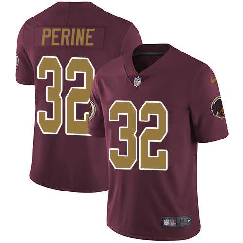 Youth Nike Washington Redskins #32 Samaje Perine Burgundy Red Alternate Stitched NFL Vapor Untouchable Limited Jersey