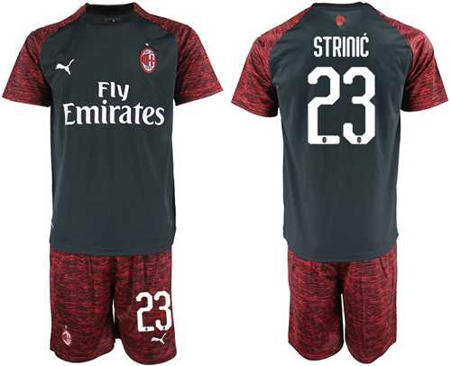 AC Milan #23 Strinic Third Soccer Club Jersey