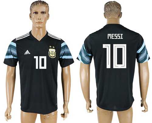Argentina #10 Messi Away Soccer Country Jersey