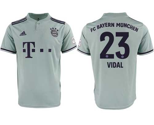 Bayern Munchen #23 Vidal Away Soccer Club Jersey