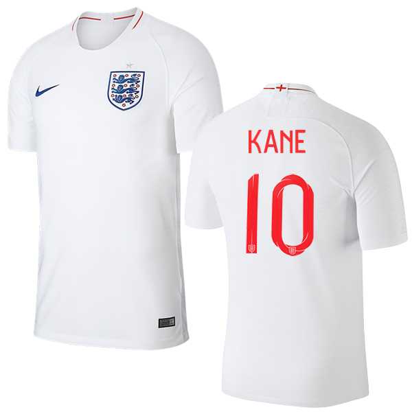 England #10 Kane Home Thai Version Soccer Country Jersey