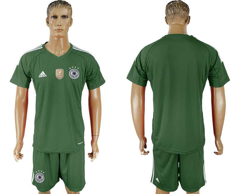 Germany Green Goalkeeper 2018 FIFA World Cup Soccer Jersey