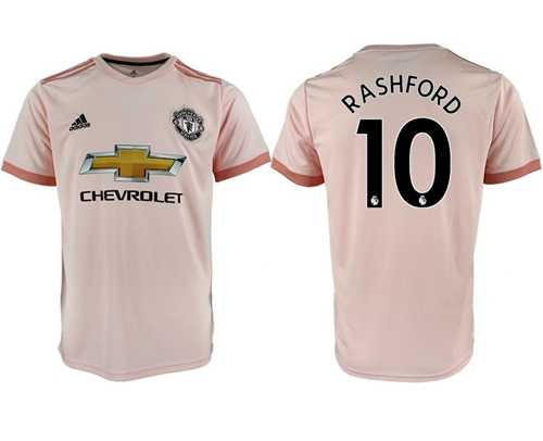 Manchester United #10 Rashford Away Soccer Club Jersey