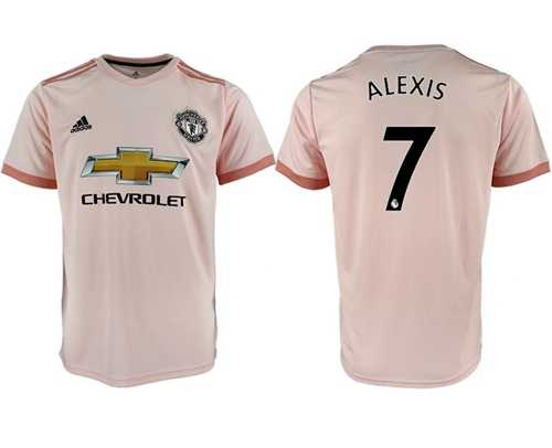 Manchester United #7 Alexis Away Soccer Club Jersey