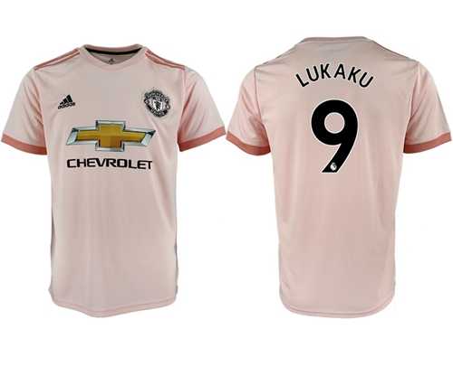 Manchester United #9 Lukaku Away Soccer Club Jersey