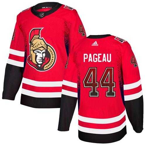 Men's Adidas Ottawa Senators #44 Jean-Gabriel Pageau Red Home Authentic Drift Fashion Stitched NHL Jersey