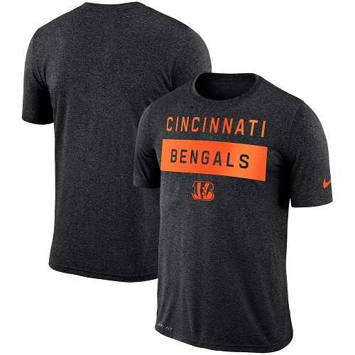 Men's Cincinnati Bengals Nike Black Sideline Legend Lift Performance T-Shirt