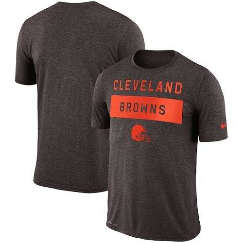 Men's Cleveland Browns Nike College Brown Sideline Legend Lift Performance T-Shirt