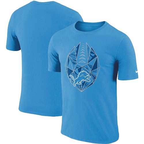 Men's Detroit Lions Nike Blue Fan Gear Icon Performance T-Shirt