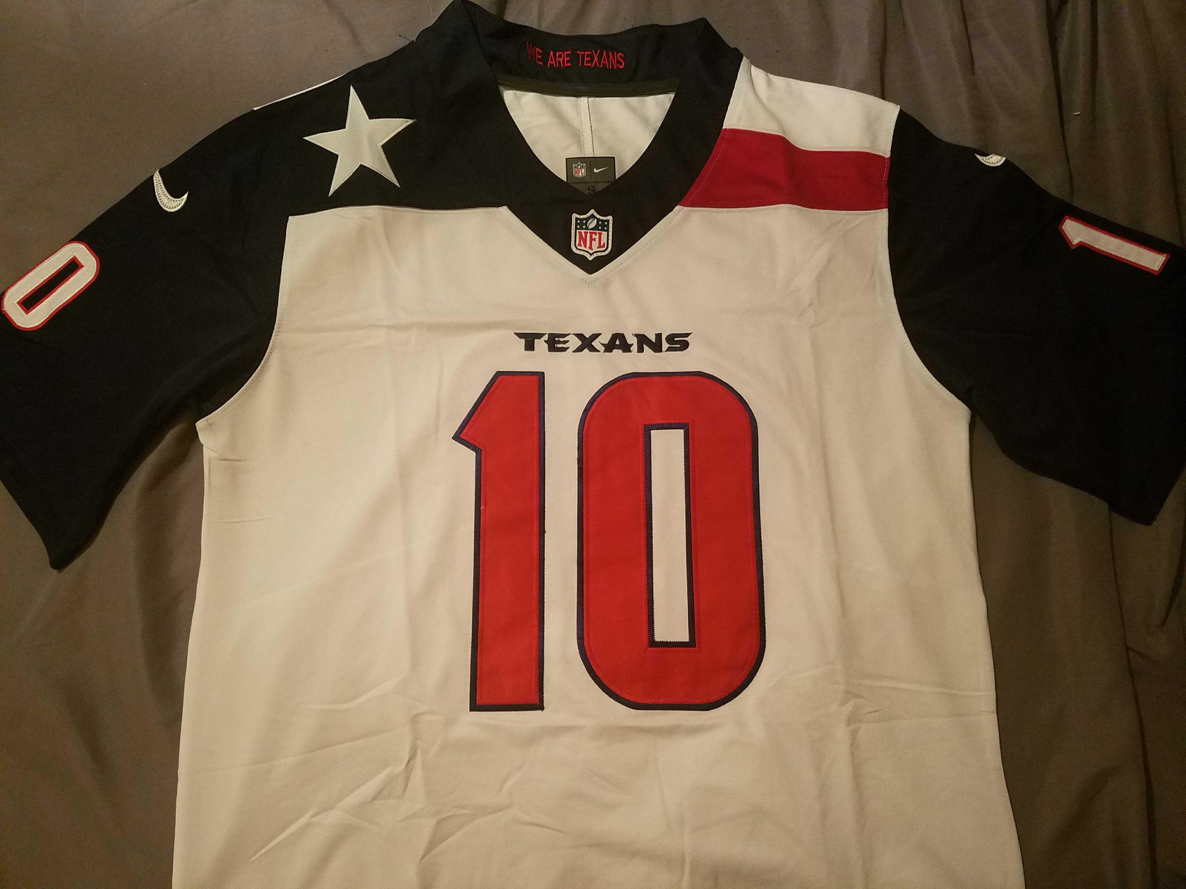 Men's Houston Texans #10 DeAndre Hopkins White Nike Color Rush Limited NFL Jerseys