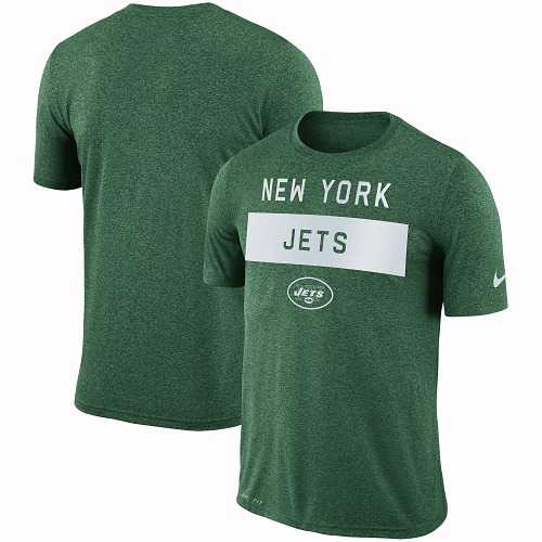 Men's New York Jets Nike Green Sideline Legend Lift Performance T-Shirt