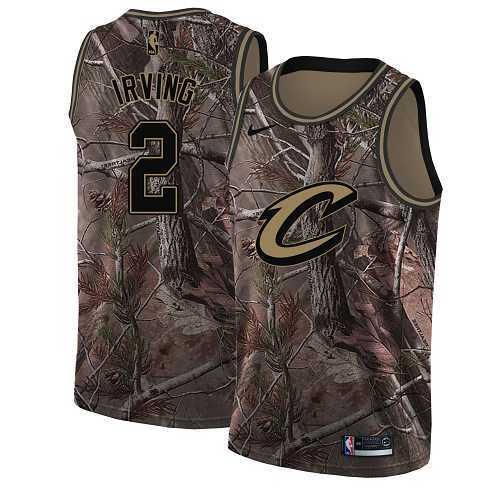 Men's Nike Cleveland Cavaliers #2 Kyrie Irving Camo NBA Swingman Realtree Collection Jersey