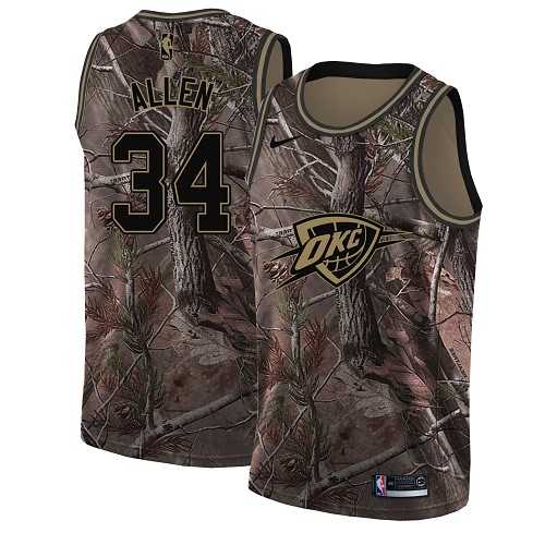 Men's Nike Oklahoma City Thunder #34 Ray Allen Camo NBA Swingman Realtree Collection Jersey