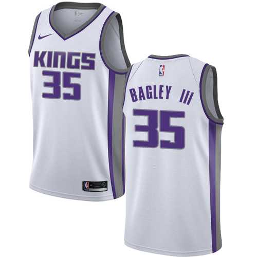Men's Nike Sacramento Kings #35 Marvin Bagley III White NBA Swingman Association Edition Jersey