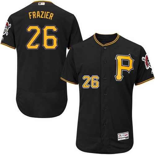 Men's Pittsburgh Pirates #26 Adam Frazier Black Flexbase Authentic Collection Stitched MLB Jersey