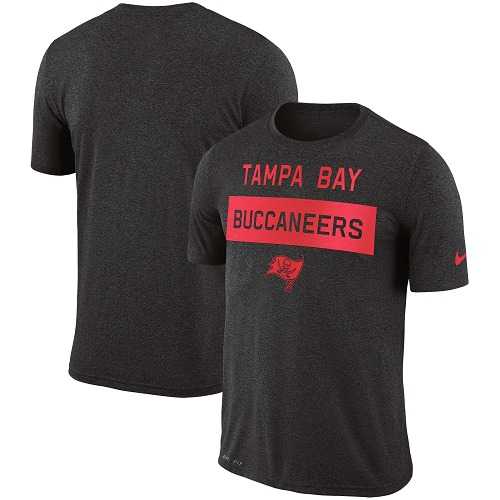 Men's Tampa Bay Buccaneers Nike Pewter Sideline Legend Lift Performance T-Shirt