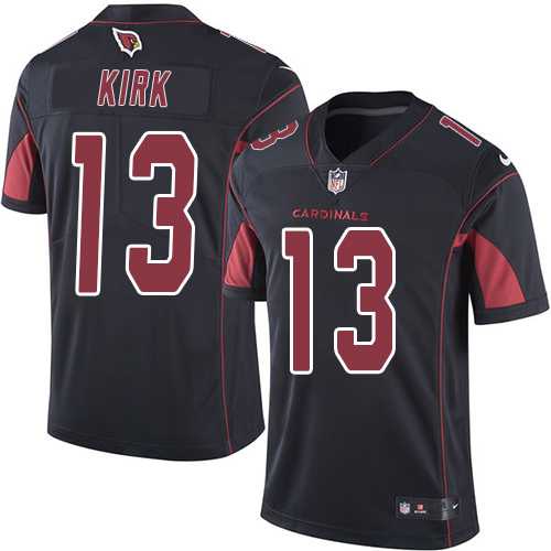 Nike Arizona Cardinals #13 Christian Kirk Black Men's Stitched NFL Limited Rush Jersey