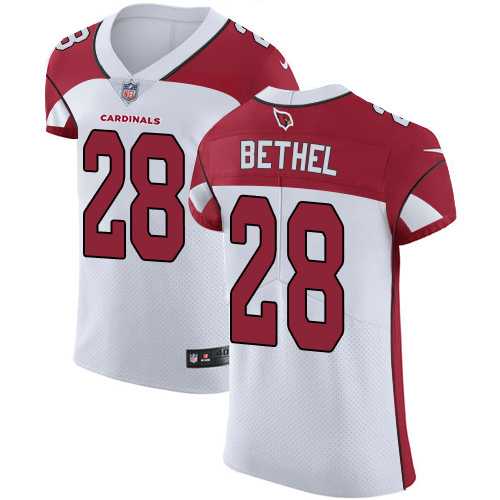 Nike Arizona Cardinals #28 Justin Bethel White Men's Stitched NFL Vapor Untouchable Elite Jersey
