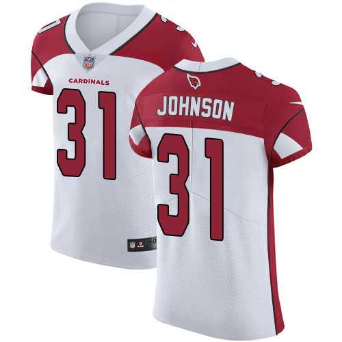 Nike Arizona Cardinals #31 David Johnson White Men's Stitched NFL Vapor Untouchable Elite Jersey
