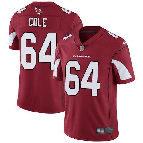 Nike Arizona Cardinals #64 Mason Cole Red Team Color Men's Stitched NFL Vapor Untouchable Limited Jersey