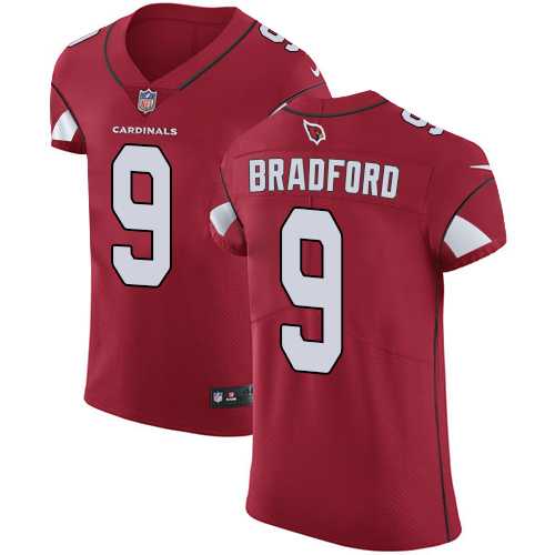 Nike Arizona Cardinals #9 Sam Bradford Red Team Color Men's Stitched NFL Vapor Untouchable Elite Jersey