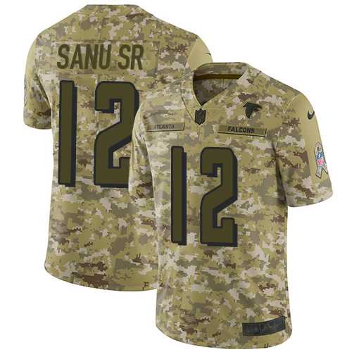 Nike Atlanta Falcons #12 Mohamed Sanu Sr Camo Men's Stitched NFL Limited 2018 Salute To Service Jersey